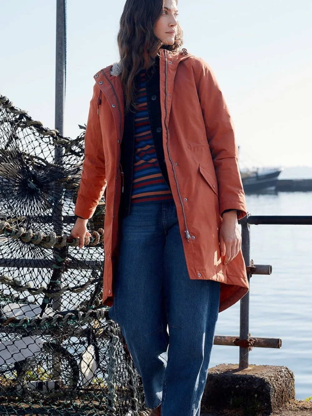 Seasalt Cornwall Plant Hunter 2 Waterproof Hoode Coat. Size 10 US Women
#381 - Picture 1 of 13